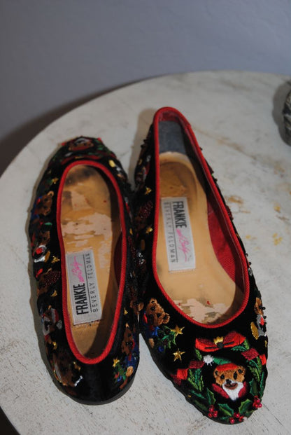Frankie And Baby Beverly Feldman Black Flats 6