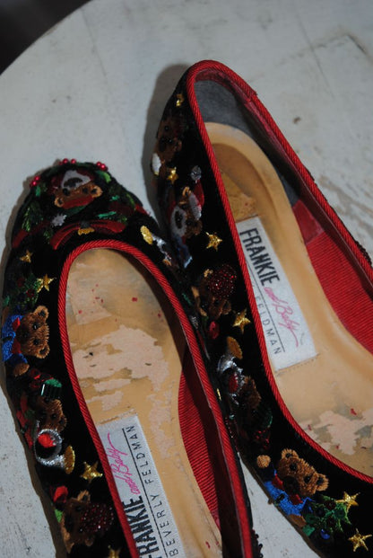 Frankie And Baby Beverly Feldman Black Flats 6