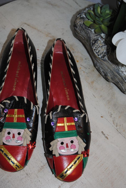 Michael Simon Black Nutcracker Flats 6M