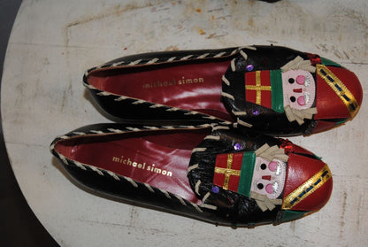 Michael Simon Black Nutcracker Flats 6M