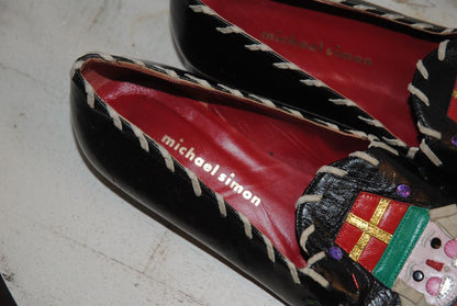 Michael Simon Black Nutcracker Flats 6M