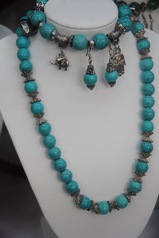 Turquoise NA turquoise set