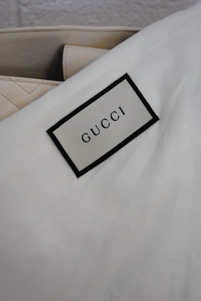ivory Gucci GG Marmont Matelasse Chevron