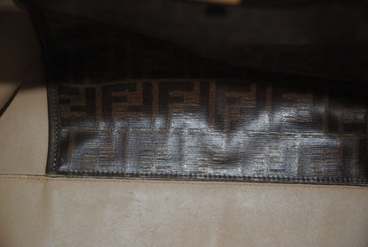 taupe/ brown Fendi Large Peekaboo