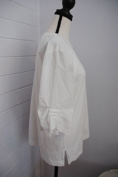 white with silver piping Peserico white piping shirt, 46 EU