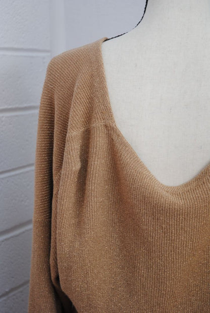 gold L'agence wrap shirt, M