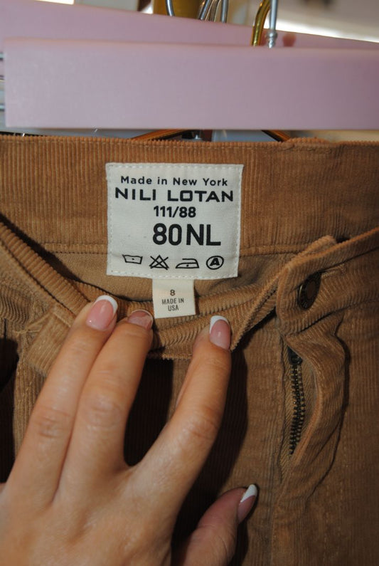 tan Nili Lotan curdoroy, 8