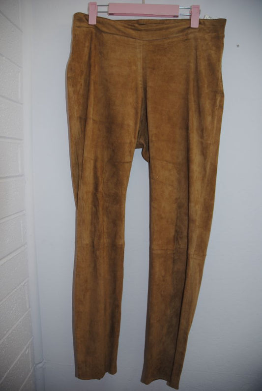 camel Fabiana Filippi suede pants, 46 EU