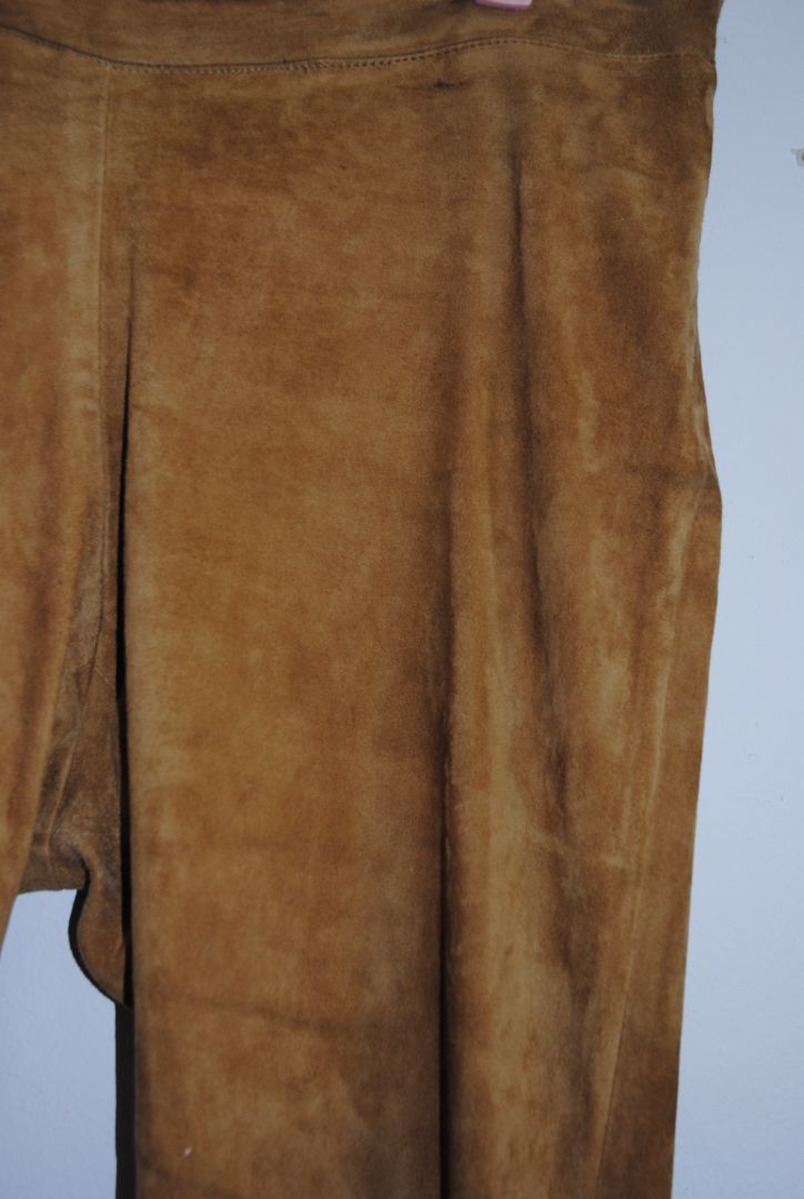 camel Fabiana Filippi suede pants, 46 EU