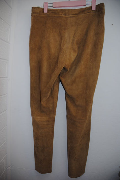 camel Fabiana Filippi suede pants, 46 EU