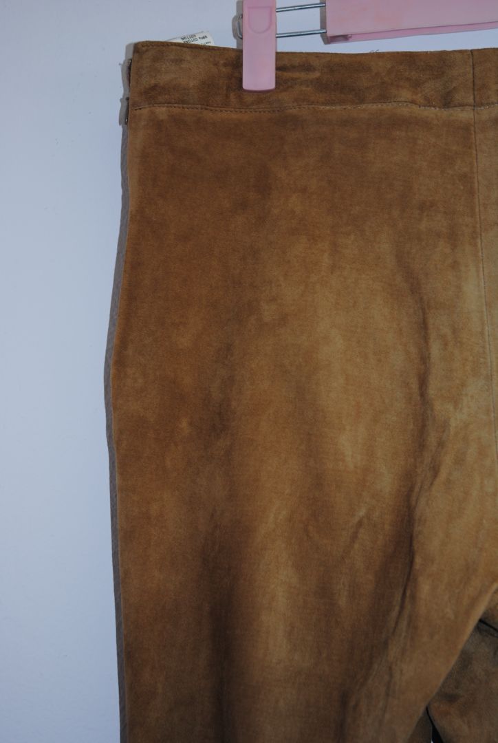 camel Fabiana Filippi suede pants, 46 EU