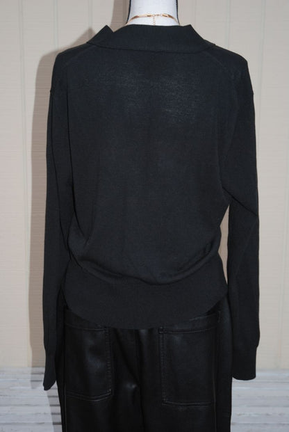 JCREW Black Button Cardigan L