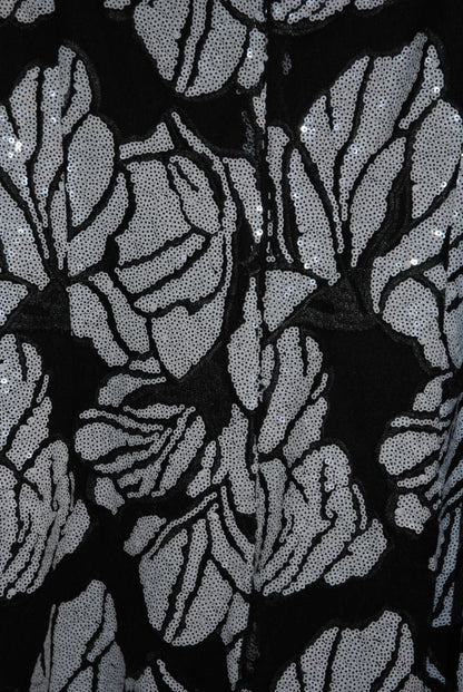 White House Black Market Black White Sequin Dress