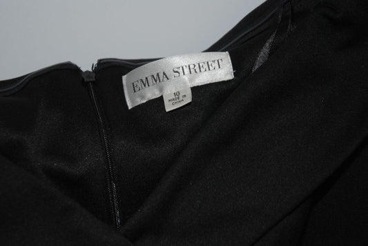 black Emma Street off shoulder dress