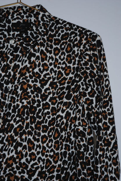 Leopard J Crew leopard shirt