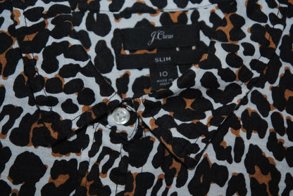 Leopard J Crew leopard shirt