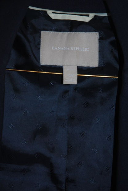 Banana Republic Navy Petite Blazer 10P
