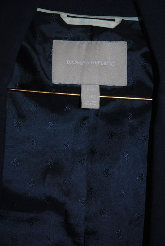 blue Banana Republic petite blazer
