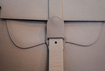 Senreve Blush Leather Structured Tote Bag