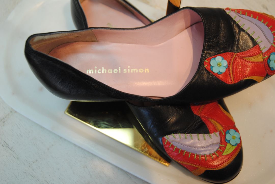 Michael Simon Black Multi Flats 6