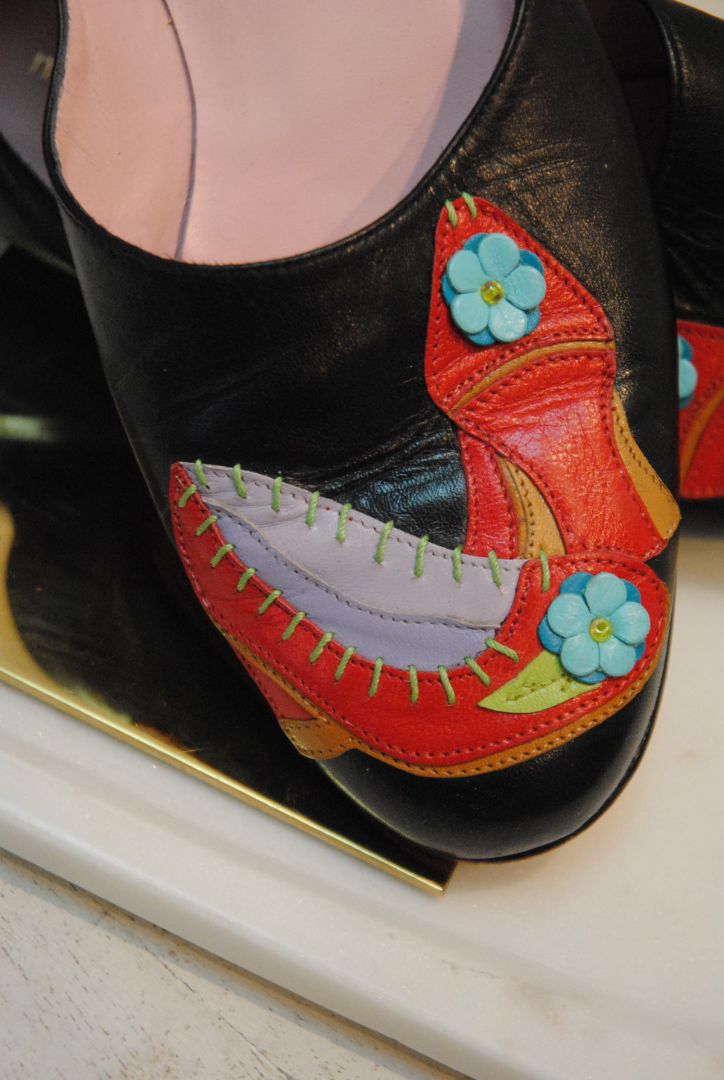Michael Simon Black Multi Flats 6