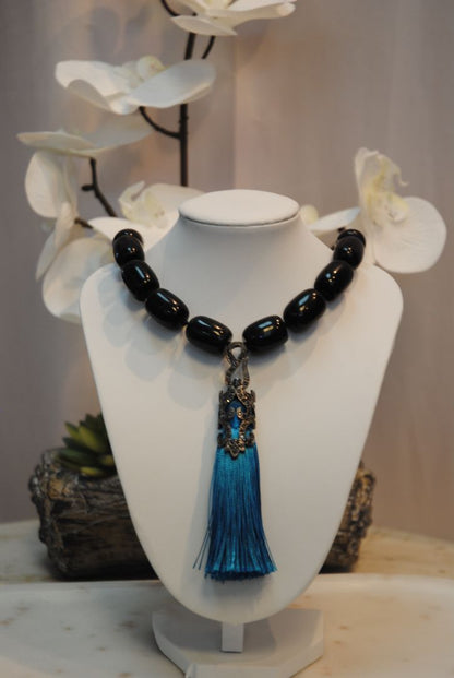 onyx Arlene Palmer necklace, one size