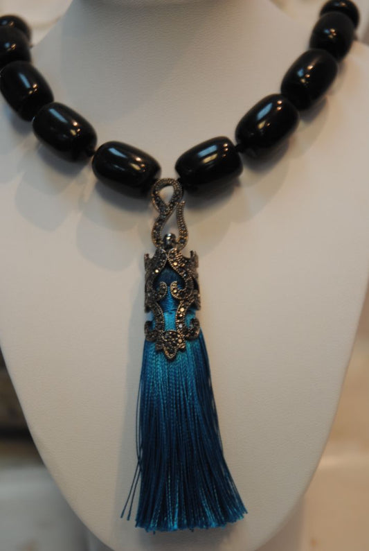 onyx Arlene Palmer necklace, one size