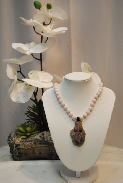 Arlene Palmer Blush Bead Opera Necklace