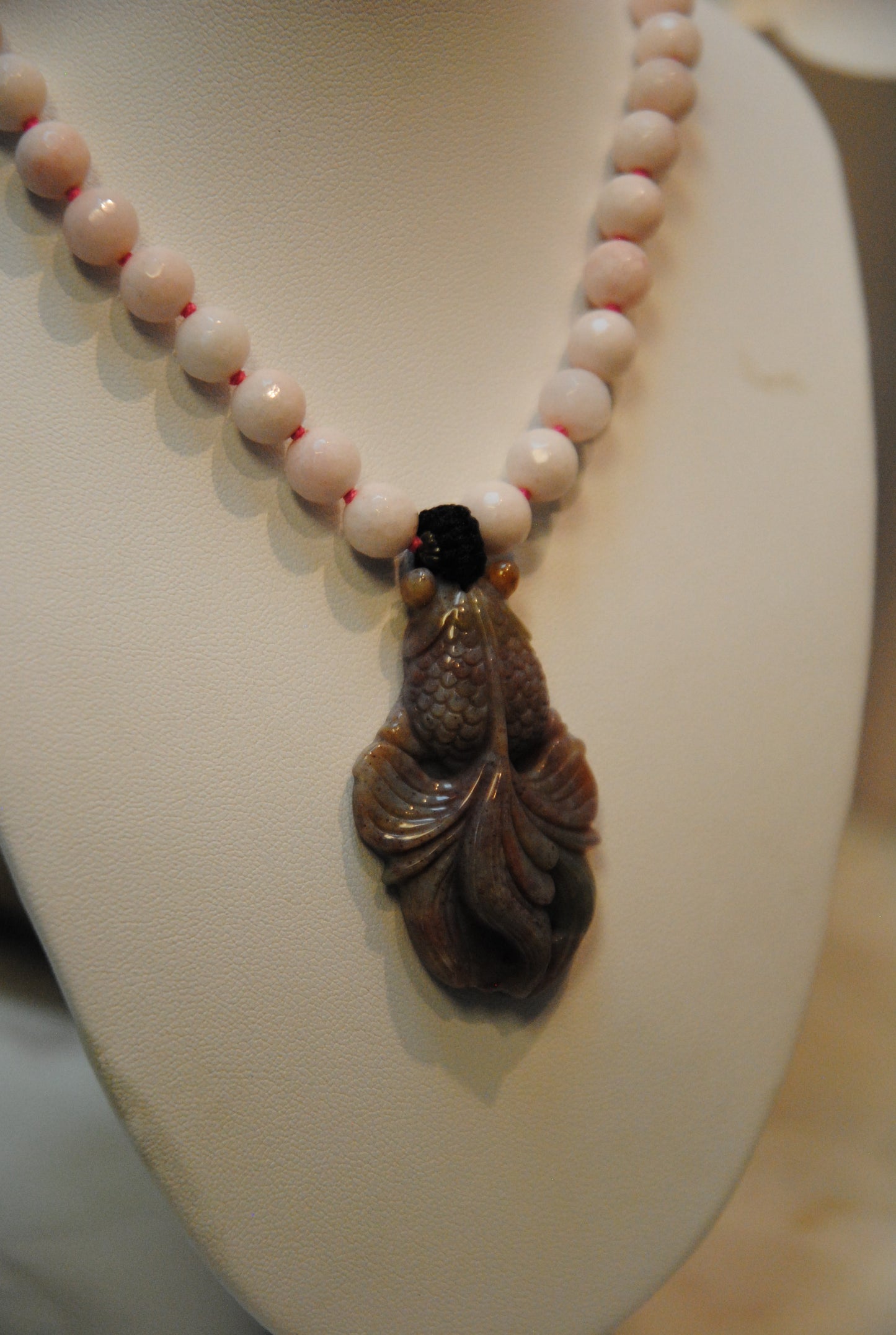 Arlene Palmer Blush Bead Opera Necklace