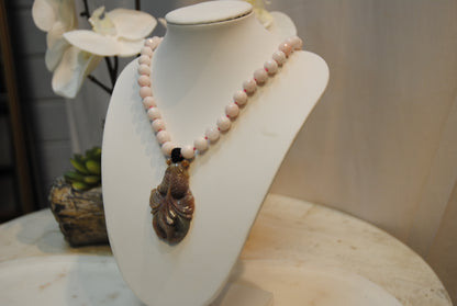 Arlene Palmer Blush Bead Opera Necklace