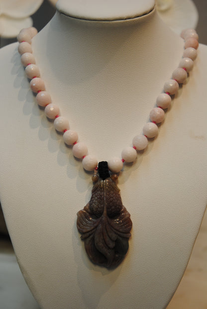 Arlene Palmer Blush Bead Opera Necklace