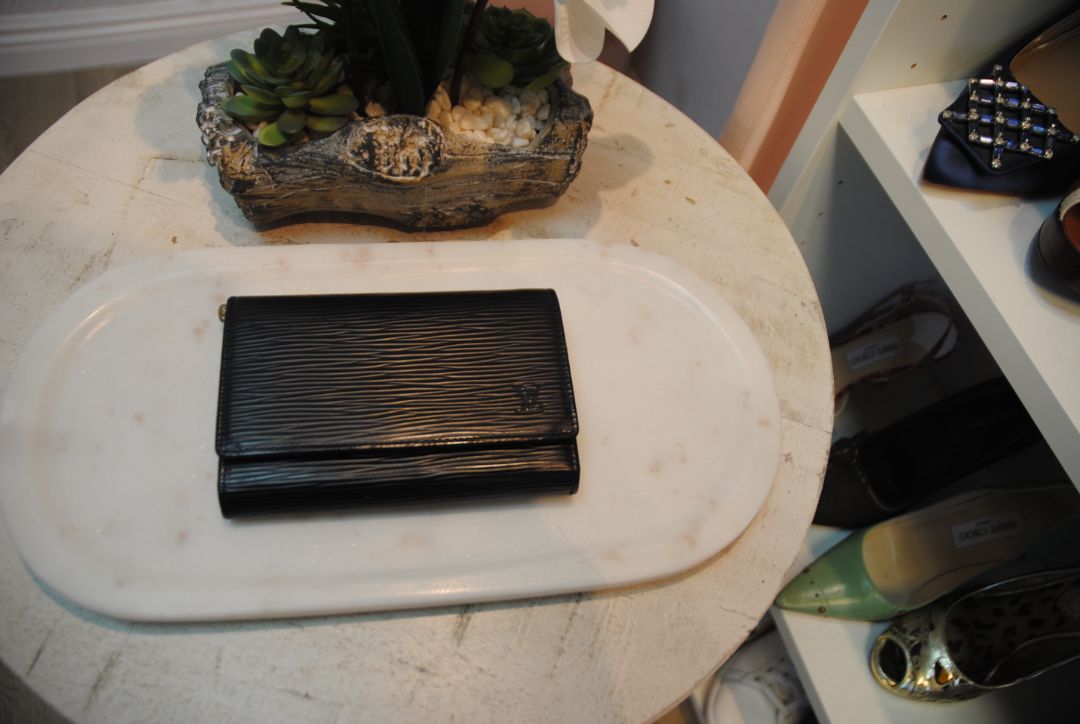 Louis Vuitton Black Epi Leather Wallet