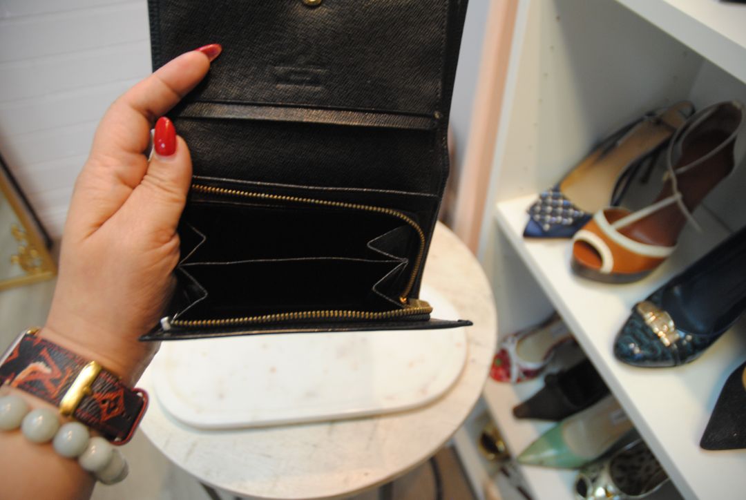 Louis Vuitton Black Epi Leather Wallet