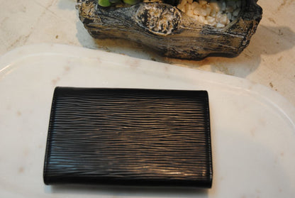 Louis Vuitton Black Epi Leather Wallet