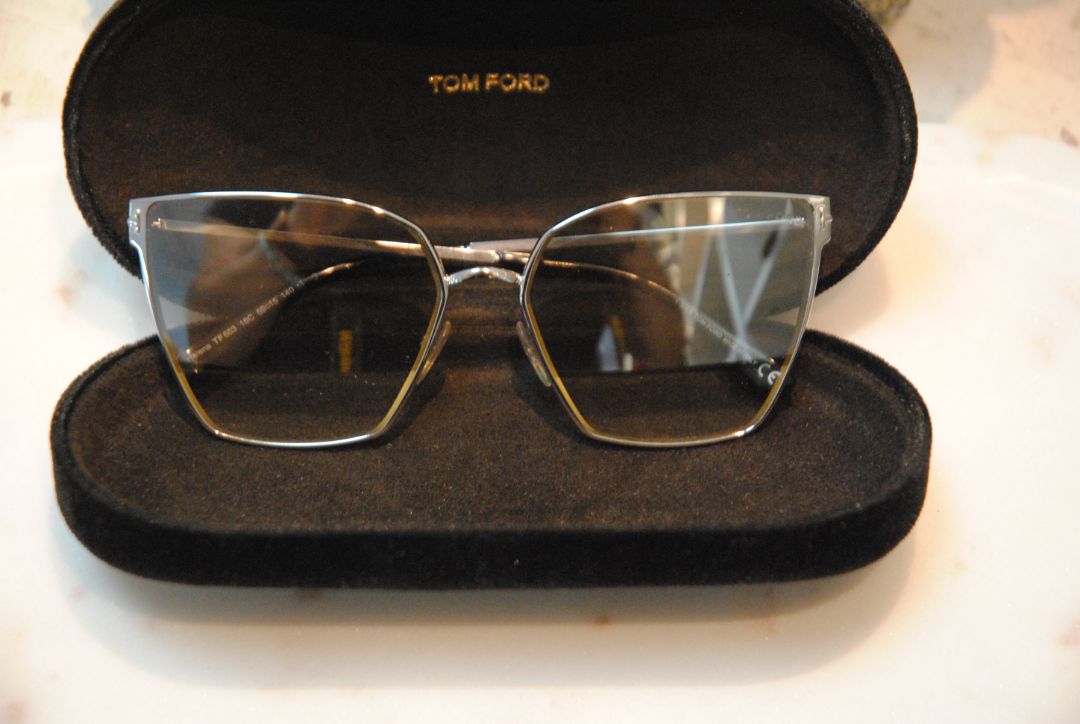 Tom Ford Square Silver Metal Sunglasses