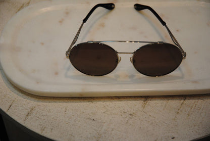 Givenchy City Silver round metal shaped sunglasses
