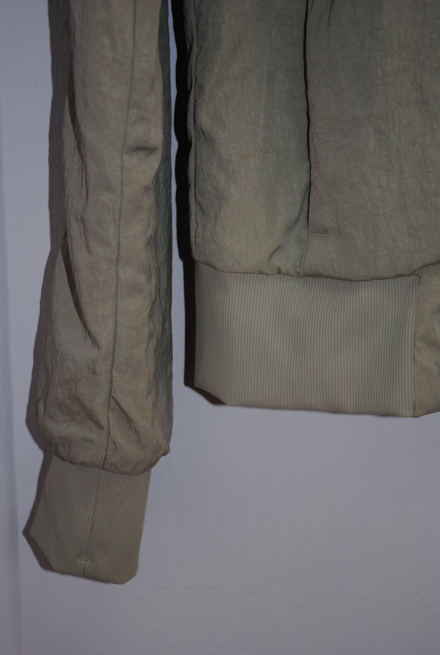 Lululemon Sage Green Cropped Bomber Jacket 4