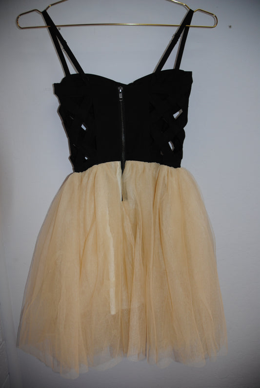 nude  Hellz mini dress, XS