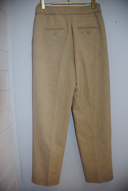 Wilfred Camel Pleated High-Rise Trousers 4