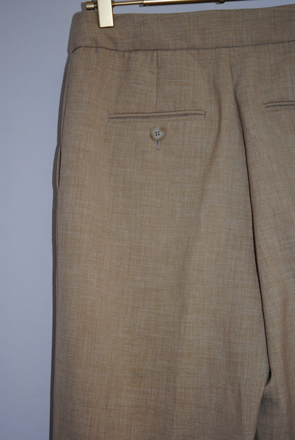 Wilfred Camel Pleated High-Rise Trousers 4
