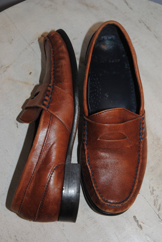 brown Cole Haan loafers, 5.5