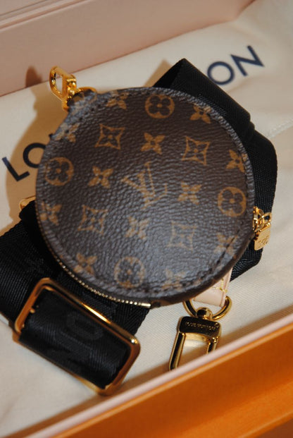 Louis Vuitton Brown Monogram Round Coin Purse Set