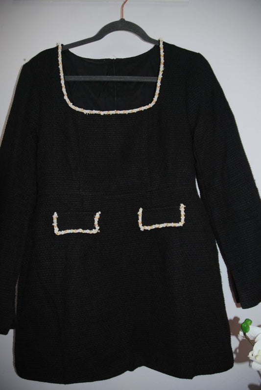 black NA pearl dress, XL