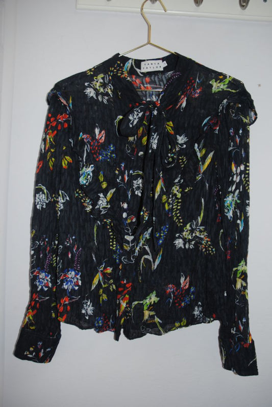 blue multi Tanya Taylor blouse, 8