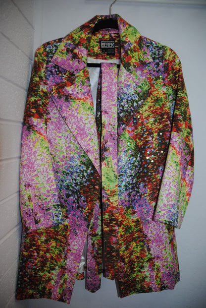 Berek Multicolor Abstract Print Blazer PS