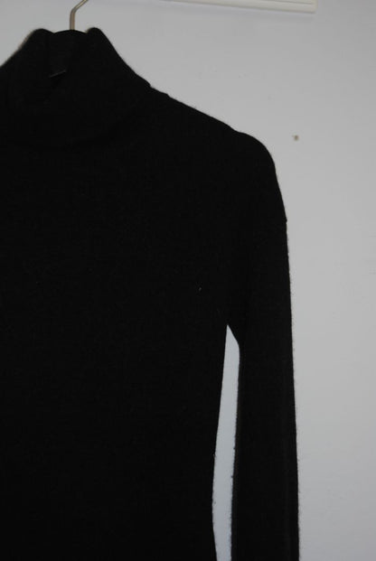 Vince Black Turtleneck Knit Dress XS