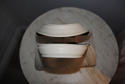 Ivory Mini Structured Tote Bag