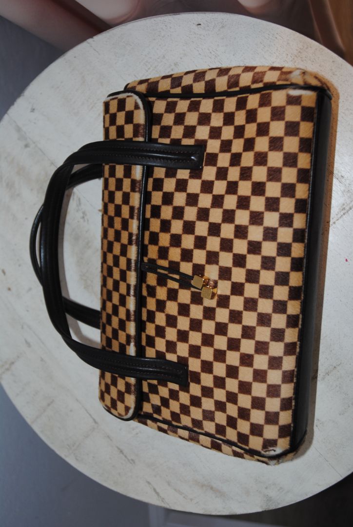 Louis Vuitton Caramel Damier Check Handbag