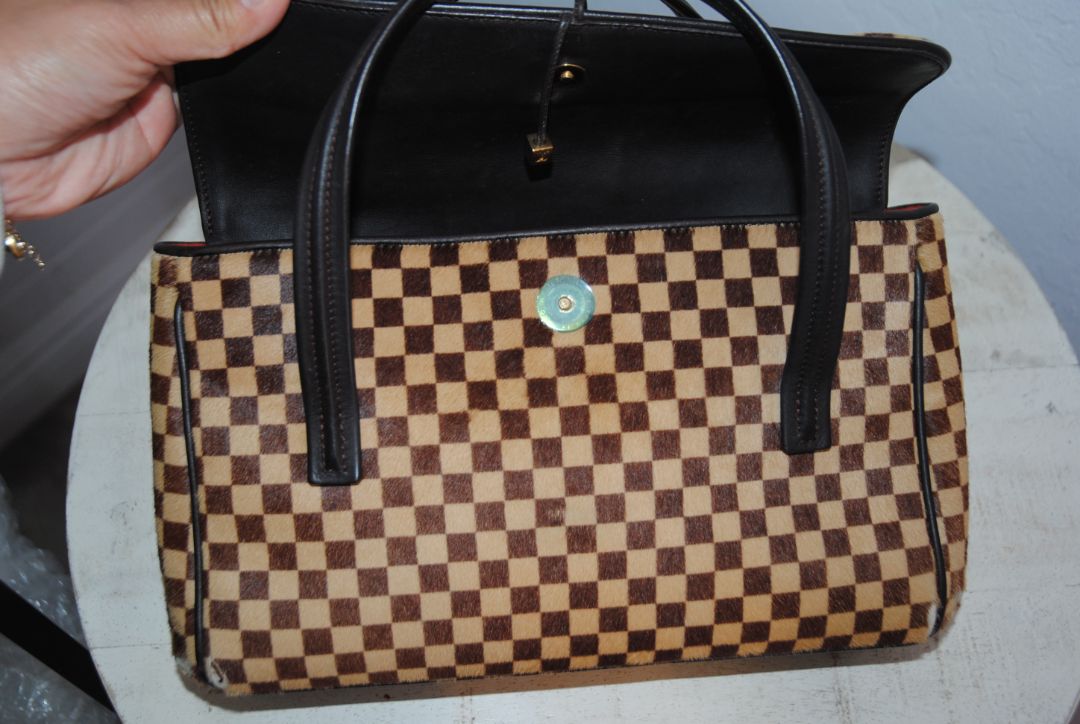 Louis Vuitton Caramel Damier Check Handbag