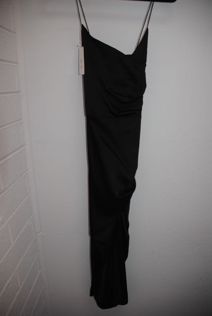 black Hidden Brand strappy silk dress, S,M,L & XL